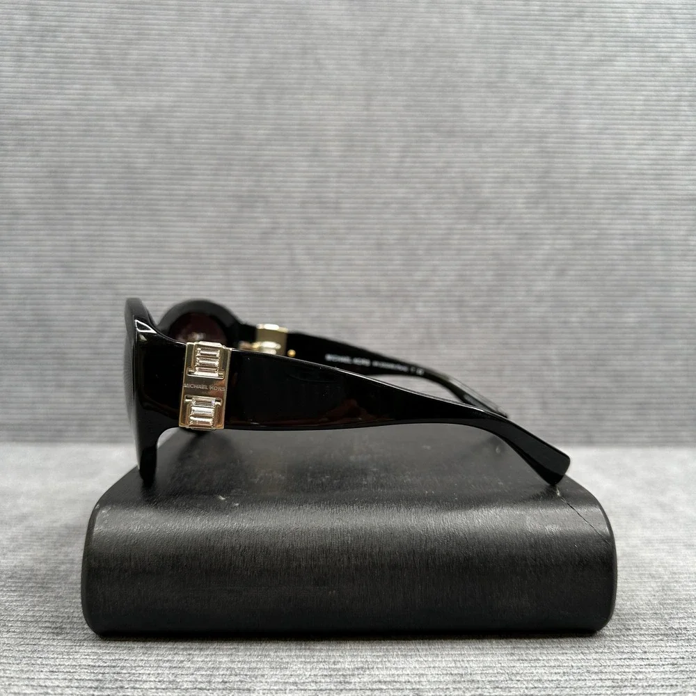 Michael Kors MK2002MB Paris Black Butterfly‎ Sunglasses Crystal Baguette Details